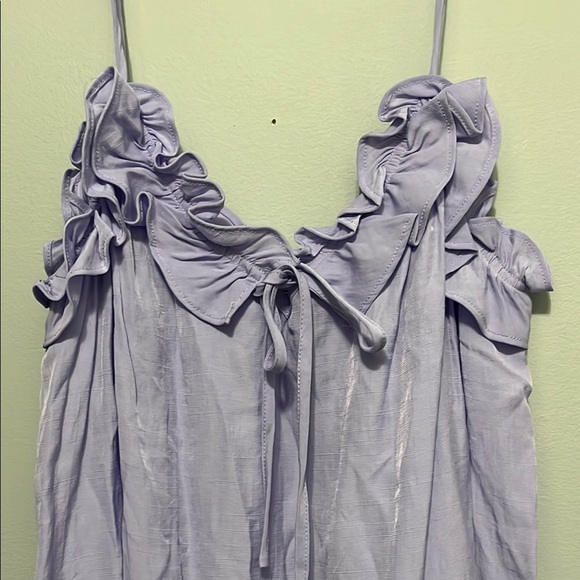 DO+BE Lavender Ruffle  Top - Picture 2 of 6